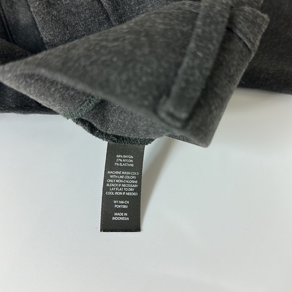 Betabrand‎ Skinny-Leg Classic Dress Pant Yoga Pants Charcoal Grey MT - Picture 5 of 6